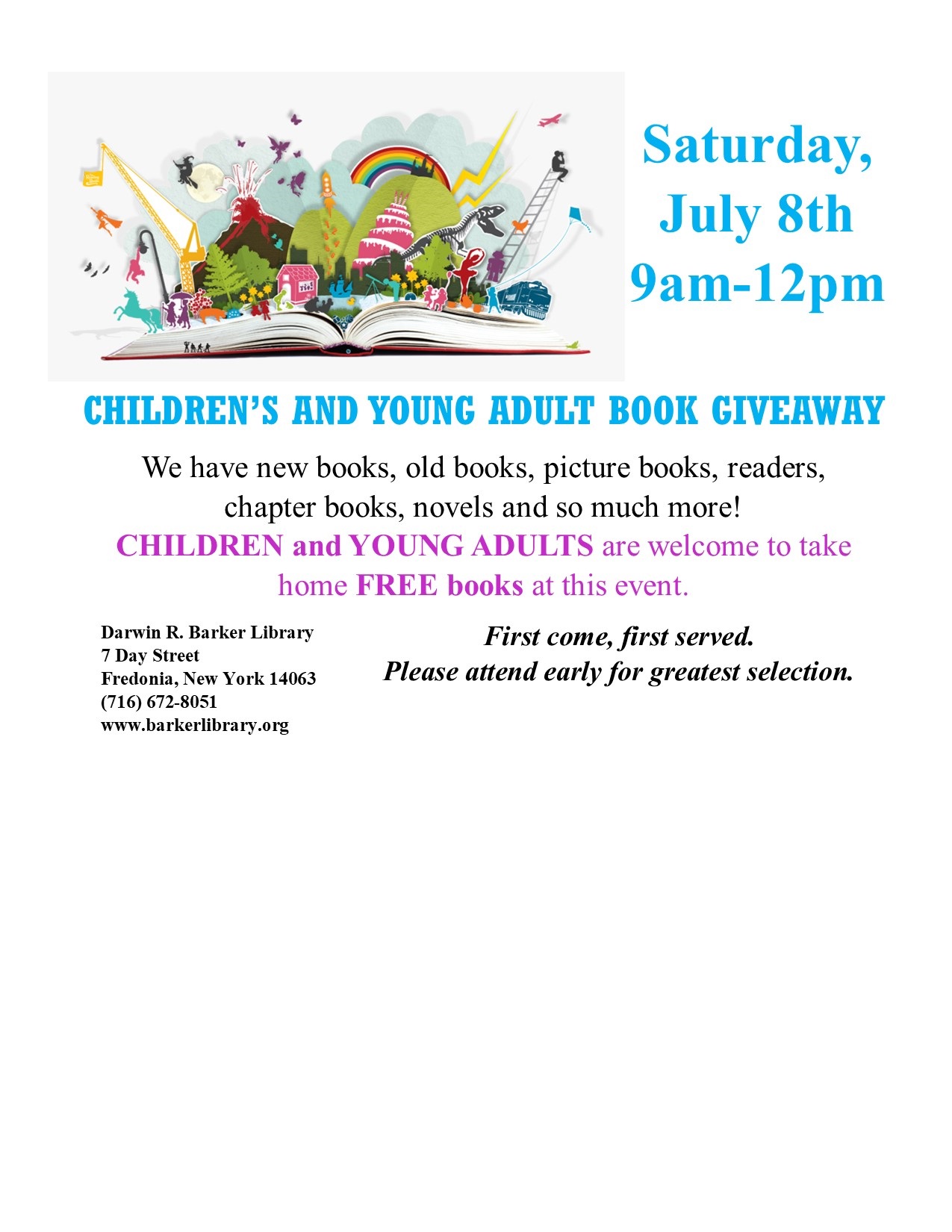 Additional Summer Reading Events! • Darwin R. Barker Library