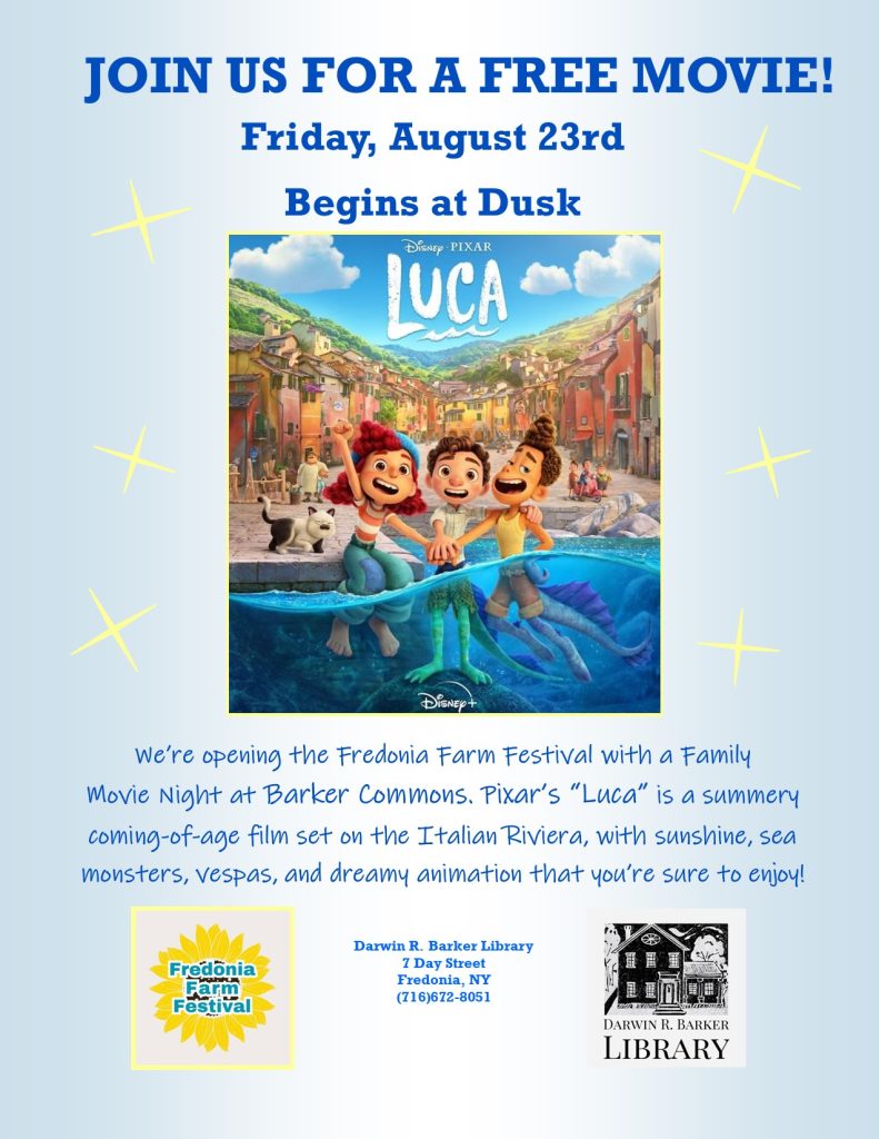 Family Movie Night at Barker Commons (starts at dusk) @ Barker Commons