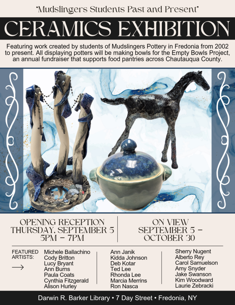 Mudslingers Ceramics Exhibition @ Darwin R. Barker Library